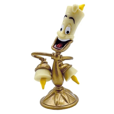 Abbildung von Bullyland 13191 Spielfigur Lumiere, ca. 6,5 cm groß, detailgetreu, als kleines Geschenk für Kinder ab 3 Jahren