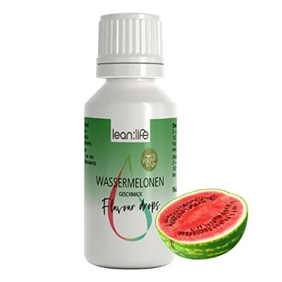 Abbildung von Lean:Life Flavour Drops 30 ml Wassermelone Aroma Tropfen für Lebensmittel zuckerfrei und kalorienarm