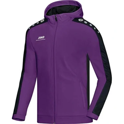 Abbildung von JAKO Kinder Kapuzenjacke Striker, lila/schwarz, 152, 6816