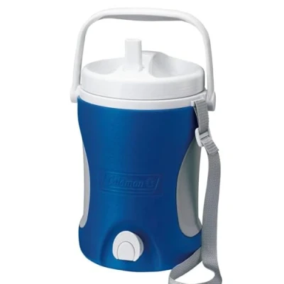 Abbildung von Coleman Jug Cooler Performance Krug Kühler Klein Eisbox Wasserkühler Spender Getränkeeieikübel 3,8 Liter, blau, 3.8 Litre