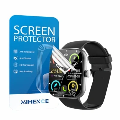 Abbildung von MIHENCE Schutzfolie für Y66 1,96&#039;&#039; Smart Watch, TPU HD Displayschutzfolie Kompatibel Jugeman/Coucur/Zakotu Smartwatch [ 6 Stück ]