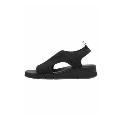 Abbildung von Tamaris Comfort Keilsandalette, Damen, Größe: 37, Black Schuhe