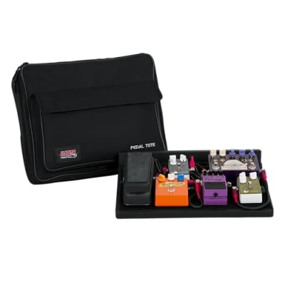 Abbildung von Gator Cases Effekt Pedalboard 16,5&quot; x 12&quot; mit Tasche, schwarz (GPTBLACK)