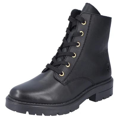 Abbildung von Rieker Evolution Snowboot/Winterstiefel, Damen, Größe: 39, schwarz black platin Schuhe
