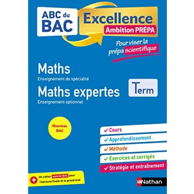 Abbildung von ABC BAC Excellence Maths prépa scientifique Term