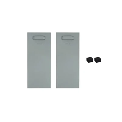Abbildung von Selbstklebendes Befestigungsset Bilderhalter Spiegelhalter Dibond Aufhänger Haftbleche (2x Halter Schaumpuffer, 300x100mm)