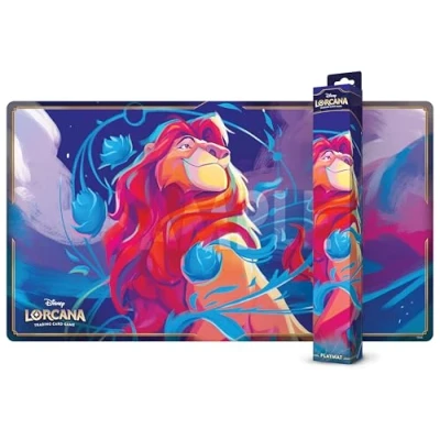 Abbildung von Disney Lorcana Trading Card Game: Mythen Spielmatte Mufasa