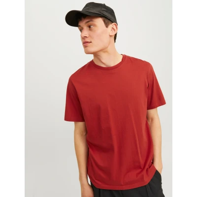Abbildung von Jack &amp; Jones TEE Oneck NOOS Tshirt basic, Herren, Größe: XXL, Red ochre