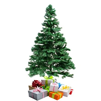 Abbildung von FineHome Künstlicher Weihnachts Tannenbaum Weihnachtsbaum 120cm 150cm 180cm Christbaum inkl Stände, Farben:Grün, Größen:180cm