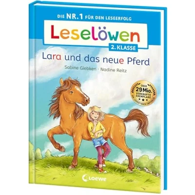 Abbildung von Leselöwen 2. Klasse Lara und das neue Pferd: Die Nr. 1 für den Leseerfolg Mit Leselernschrift ABeZeh Erstlesebuch Kinder ab 7 Jahren