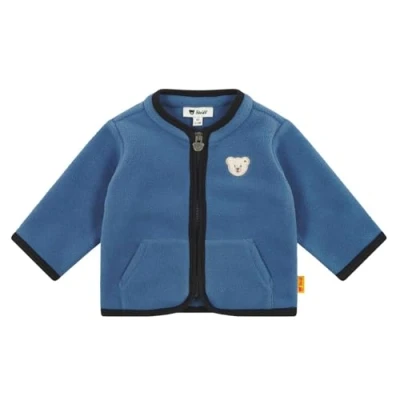 Abbildung von Steiff Sharky Fleecejacke für Kinder, Größe: 86, Bijou blue