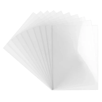 Abbildung von Ideen mit Herz Windradfolie transparent Folie Mobile 0,2 mm 10 Stück (Din A4)