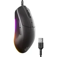 Abbildung von SteelSeries Rival 3 Gen 2 Gaming Maus 8.500 DPI TrueMove Core Optiksensor 60 Millionen Klicks garantiert Niedrige Latenz 77 g leicht PTFE Gleitfüße RGB Schwarz