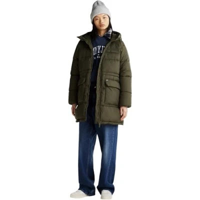 Abbildung von Tommy Jeans Steppjacke TJW MIDI ASPEN PUFFER mit Logostickerei