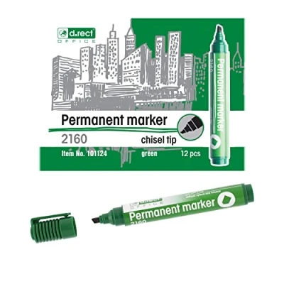 Abbildung von Permanent marker grün 12 Stck.. Anfasen 1 5 mm