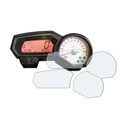 Abbildung von Speedo Angels Displayschutzfolie Tachoschutzfolie Screen Protector kompatibel mit YAMAHA XJ6 / DIVERSION 2009 2016 Packung 2 Stück Entspiegelt
