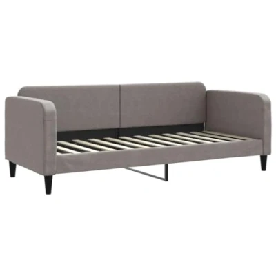 Abbildung von vidaXL Tagesbett, Gästebett 2 in 1, Sofabett Schlafsofa für Schlafzimmer Wohnzimmer, Bettsofa Sofa, Modernes Design, Taupe 80x200cm Stoff