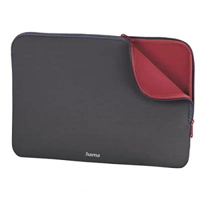 Abbildung von Hama Tasche für Tablet und Notebook bis 11.6 Zoll (Tablettasche, Laptoptasche Notebook, Tablet, iPad, iPad Pro, MacBook, Surface 11,6 Zoll, Hülle, Case, Laptophülle, Sleeve) grau