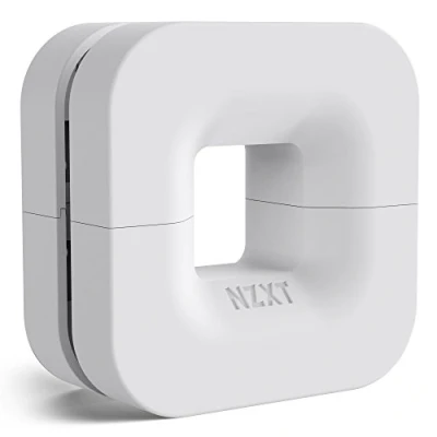 Abbildung von NZXT Puck Cable Management and Headset Mount Compact Size Silicone Construction Powerful Magnet for Computer Case Mounting White
