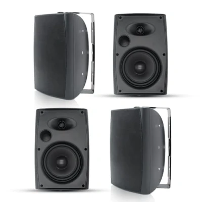 Abbildung von Herdio 16,5 cm (6,5 Zoll) 800 W Outdoor Lautsprecher, kabelgebunden, wasserdicht, passiv mit kraftvollem Bass, Wandmontage, Lautsprecher für Terrasse, Garage, überdachte Deck, Allwetter Haltbarkeit