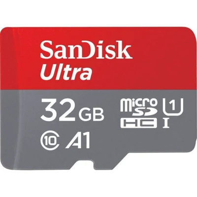 Abbildung von Sandisk Ultra® microSDHC 32GB Speicherkarte (32 GB, 120 MB/s Lesegeschwindigkeit)