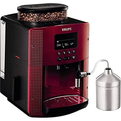 Abbildung von Krups EA816570 Kaffeemaschinen, Espresseria Automatic Display, 1 Tassen, rot