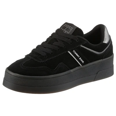 Abbildung von Tommy Jeans THE Greenwich Flatform Elevated Sneaker low, Damen, Größe: 41, Black Schuhe