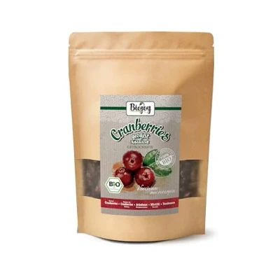 Abbildung von Biojoy BIO Cranberry getrocknet (500 g), Cranberries mit Apfeldicksaft gesüßt