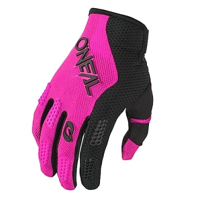 Abbildung von O&#039;NEAL Fahrrad &amp; Motocross Handschuhe MX MTB FR Downhill Passform, Luftdurchlässiges Material Elements Women Glove RACEWEAR V.24 Erwachsene Schwarz Pink Größe L