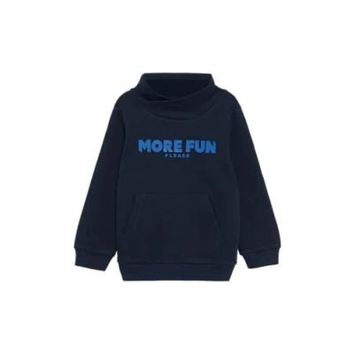 Abbildung von s.Oliver Wärmendes Sweatshirt mit erhabenem Print Navy 116/122