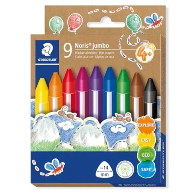 Abbildung von Noris super jumbo waskrijt set 9 st