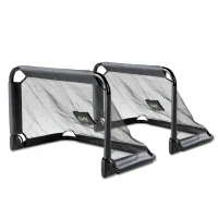 Abbildung von EXIT Pico stählernes Fußballtor 90x60cm (Set von 2) schwarz