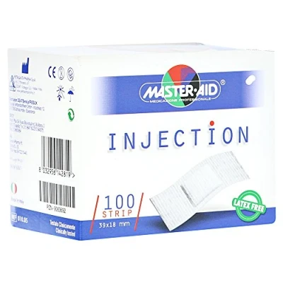 Abbildung von Injection Strip weiß 18x39 mm Master Aid 100 St
