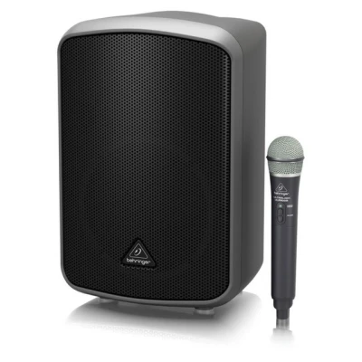 Abbildung von Behringer EUROPORT MPA200BT Tragbarer 200 Watt All in One Lautsprecher mit kabellosem Mikrofon, Fernbedienung über Smartphone, Bluetooth Audio Streaming und Batteriebetrieb