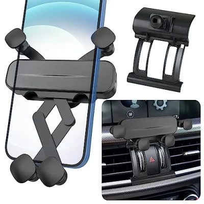 Abbildung von LUNQIN Kfz Handyhalterung für Alfa Romeo Stelvio 2018 2019 2020 2021 2022 2023 2024, Auto Zubehör, Innendekoration, Handy Smartphone Halterung