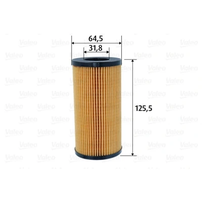 Abbildung von VALEO 586594 Ölfilter Filtereinsatz VOLVO: XC60 I, V60 V50