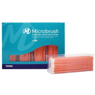 Abbildung von Microbrush Plus Applikatoren 400er regular orange 400
