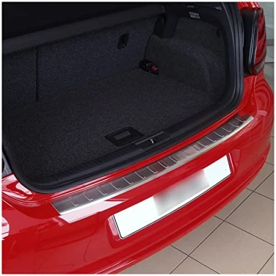 Abbildung von teileplus24 L590 Ladekantenschutz V2A Edelstahl kompatibel mit VW Polo 5 6C Facelift 2014 2017 Abkantung