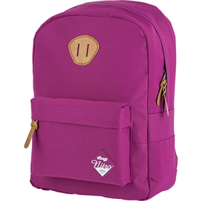 Abbildung von Nitro Urban Classic, Old School Daypack mit gepolstertem Laptopfach, urbaner Streetpack, Alltagsrucksack, Schulrucksack, Schoolbag, Grateful Pink, 20 L