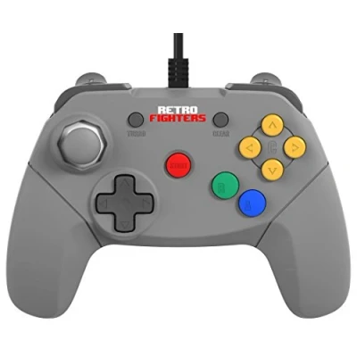 Abbildung von Retro Fighters Next Gen N64 Brawler64 Wired Gamepad Grey Nintendo 64