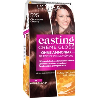 Abbildung von L&#039;Or&eacute;al Paris Casting Cr&egrave;me Gloss Glanz Reflex Intensivt&ouml;nung 525 Chocolate Cherry Coloration 1 Stk.
