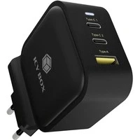 Abbildung von 3 Port Steckerladegerät IB PS103 PD, USB A + 2x C