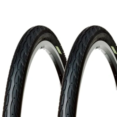 Abbildung von ECOVELO Unisex Erwachsene 2 Reifen 26x1.95 (50 559), Schwarz, 26 X 1.95