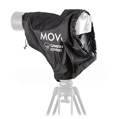 Abbildung von Movo CRC23 Nylon Regen Cover Anzug für Canon EOS, Nikon, Sony, Olympus, Pentax und Panasonic DSLR Kameras