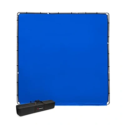 Abbildung von Lastolite by Manfrotto StudioLink LL LR83352 Chroma Key Blue Screen Kit 3 x 3m (10&#039; x10&#039;)