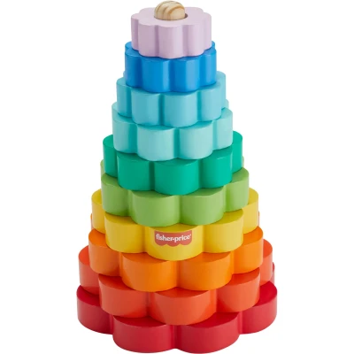 Abbildung von Fisher Price® Stapelspielzeug aus Holz