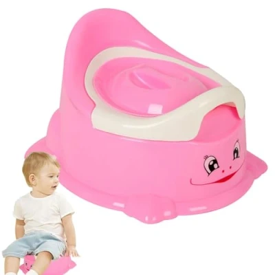 Abbildung von Kinder Töpfchen,Baby Töpfchen, Kindertoilette Baby Toilette Kindertopf, Bequem, Rutschfest, Spritzwassergeschützt Und Geruchshemmend Einfaches Entleeren Mit Abnehmbarem Topf