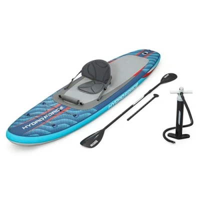 Abbildung von Hydro Force Oceana 2 in 1 aufblasbares SUP Paddleboard und Kajak Set 305 cm