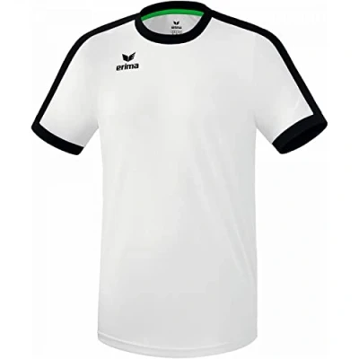 Abbildung von Erima Teamspor Retro STAR Tshirt print, Herren, Größe: Large, Weissschwarz