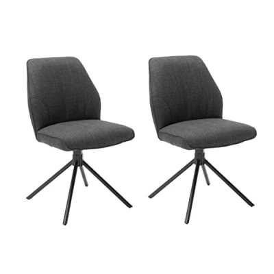 Abbildung von MCA furniture 4 Fußstuhl &quot;Pemba&quot;, (Set), 2 St., 2er Set, 180drehbar mit Nivellierung, Stuhl belastbar bis 120 kg